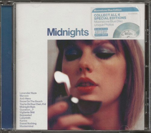 Taylor Swift Midnights Cd  Blue Edition