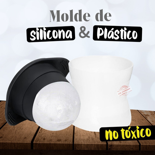 Molde Silicon Hielo Forma Esfera Gelatina Chocolate Jl20208 Color Rosa