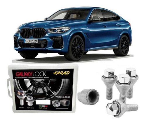 Birlos De Seguridad Bmw X6 2009-2021 Farad Italiano. 