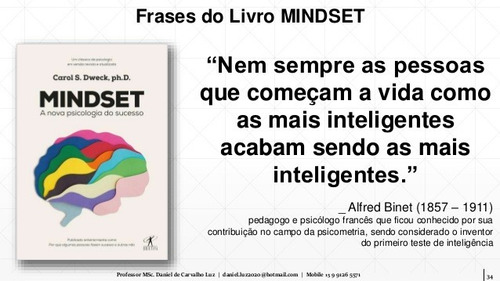 Livro Mindset - A Nova Psicologia Do Sucesso - Carol Dweck