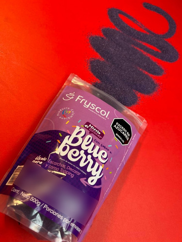 Azucar Con Sabor A Blueberry Para Decorar Y Michelar