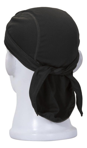 Gorro Cofia Bandana Durag Lycra Hip Hop Deportivo Unisex Negro Universal Lisa