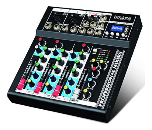 Boytone Bt-34mx Mezclador De Audio Profesional Placa De Soni