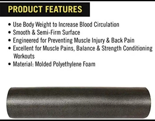Imagen 8 de 8 de Rollo Para Masajes Everlast 24 Pulgadas Foam Roller Rodillo
