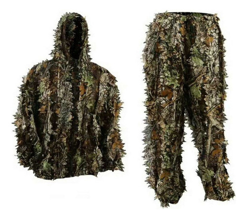 3d Leaf Camuflaje Ropa Caza Chamarra Pantalones Bio