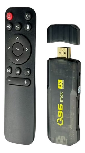 Tv Box Stick Q96 Android Tv 4k Ultra Hd 8gb+128gb Color Negr