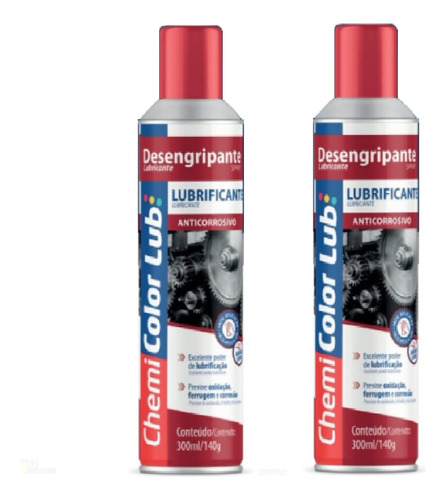 2 Lubrificantes Multiuso Óleo Lata C/ 300ml Brevfix Wd40