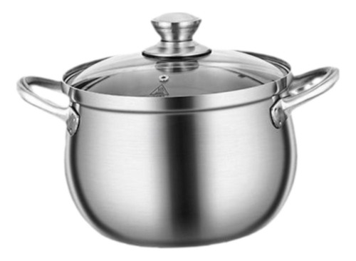 Olla Para Sopa De Acero Inoxidable Con Tapa, Olla Para 22 Cm