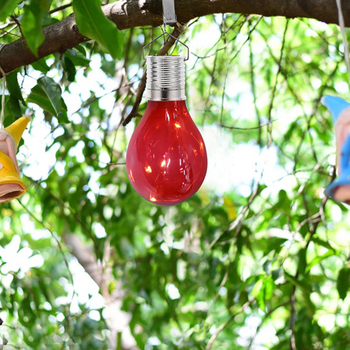 Lámpara Led Colgante Giratoria Solar Impermeable Para O