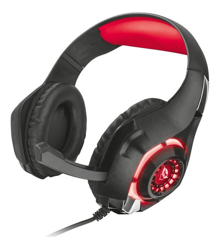 Imagen 3 de 6 de Audífonos Diadema Gamer Trust Gxt 313 Nero Iluminated, Negro