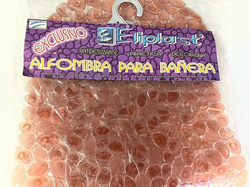 Imagen 3 de 5 de Alfombra Antideslizante Baño 100% Pvc Modelo Piedra Grande