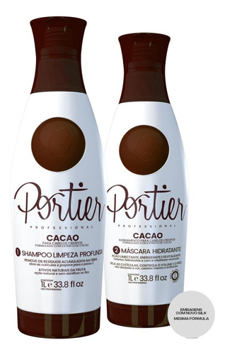 Portier Cacao - Kit Duo 1000ml (2 Produtos)