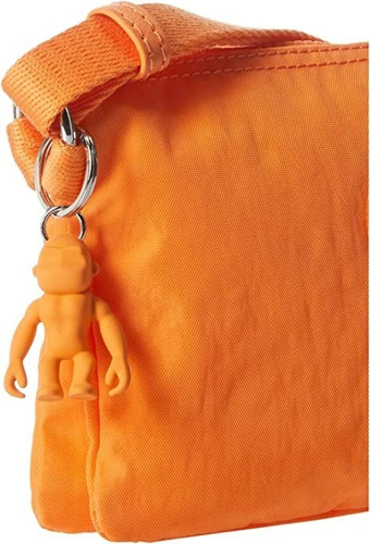 Bolsa Kipling Crossbody Mujer Niña Original Creativity Xb Color Naranja claro Color de la correa de hombro Naranja Diseño de la tela Liso