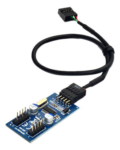 Z 2x Placa-mãe, Conector Usb De 9 Pinos Para 2 Placas