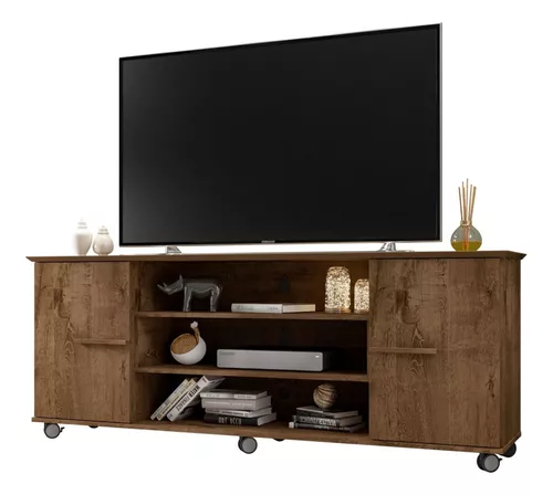 Mesa De Tv Rack. Con Ruedas Con Freno Oferta $828.- - $ 828,00  Mueble tv  con ruedas, Mesas para tv, Muebles para tv minimalistas