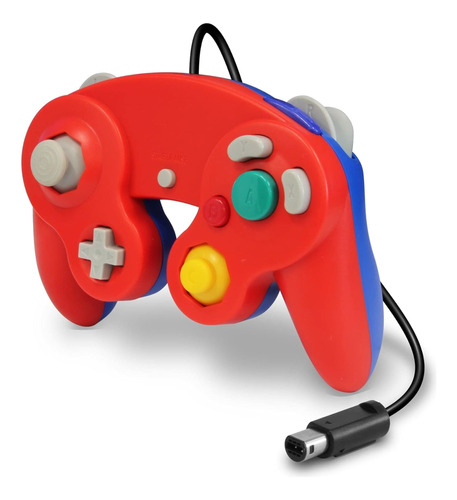 Control Joystick Gamecube Wii Rojo Azul Buena Calidad