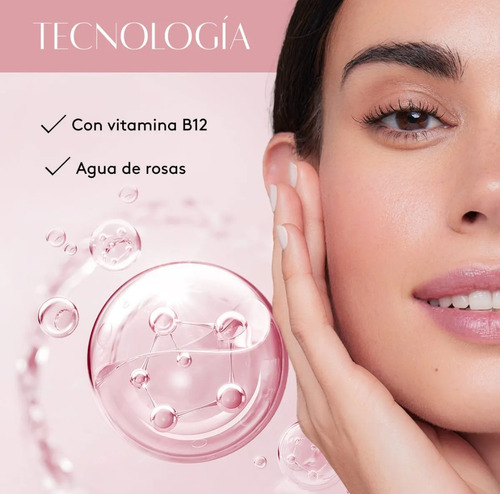 Agua Micelar 5en1 Tripleacciónmax Con Agua De Rosas + B12