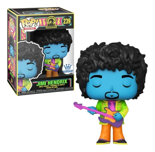 Funko Pop Jimi Hendrix  Black Light (239) Funko Shop