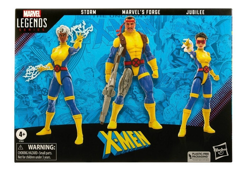 Figuras Marvel Legends Series Forge, Storm Y Jubilee +3