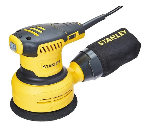 Lixadeira profissional roto orbital Stanley SS30-B3 amarela 50Hz 300W 220V