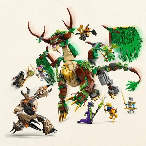 Lego Ninjago O Dragão Da Vida; Brinquedo De Dragão 71859, 1050