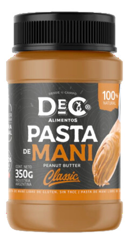 Pasta De Mani Dec Alimentos 350gr.