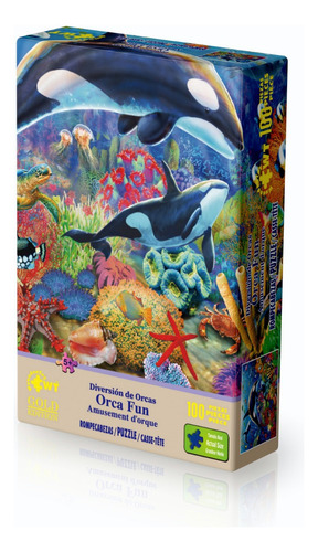 Rompecabezas Wuundentoy Gold Edition Orca Fun 100 Pzas