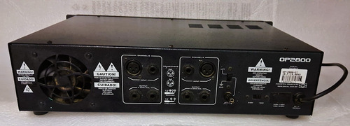Amplificador Potencia Op 2800 500 W Oneal Preto 500 W (Usado)