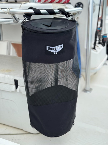 Boat Trix - Bolsa De Basura Reutilizable, Lavable, De Malla