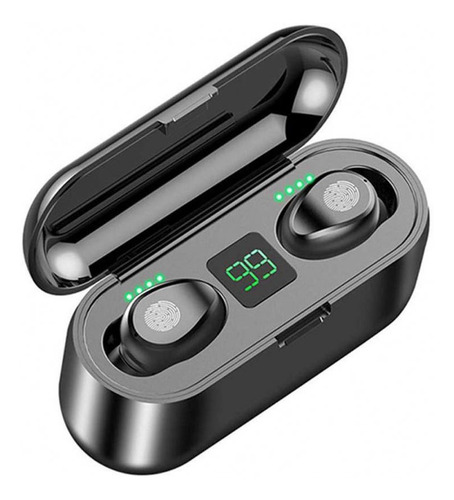 Imagen 4 de 6 de Auriculares Bluetooth F9 Tws 4hs De Musica + Power Bank