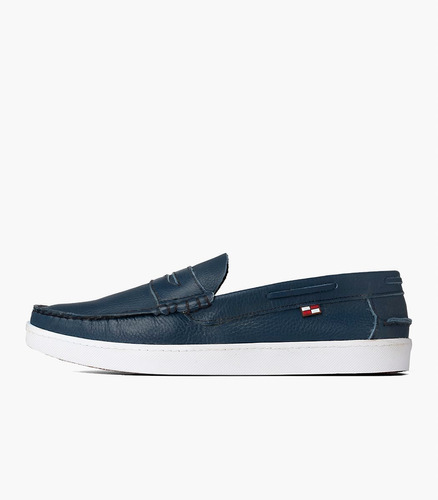 Mocasin Boating Nautico Coast Color Azul Para Hombre 