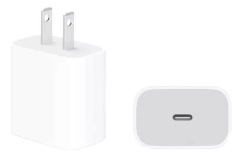 Cargador Para iPhone Carga Rápida Usb-c A Lightning Color Blanco