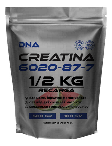 Creatina D N A® - Sabor Sandía - Recarga - 500gr