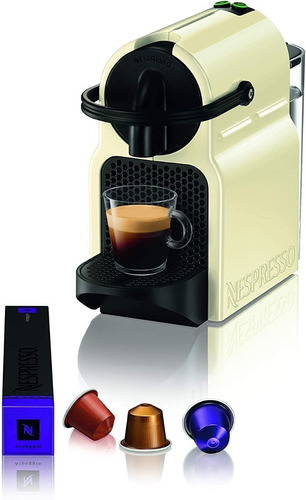 Cafeteira Nespresso Inissia D40 Cream 220v Cor Amarelo Voltagem 220v