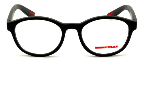 Óculos De Grau Prada Linea Rossa Preto Fosco Vps07p Dg0-1o1 145 Mm Preto