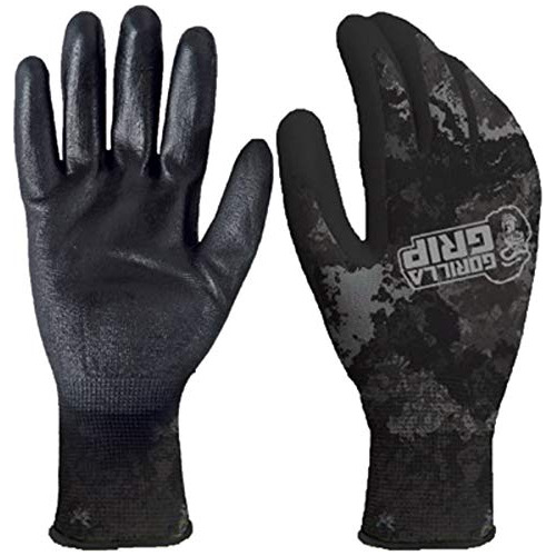 Gorilla Grip Work Gloves With Grip, All Purpose Gloves For F