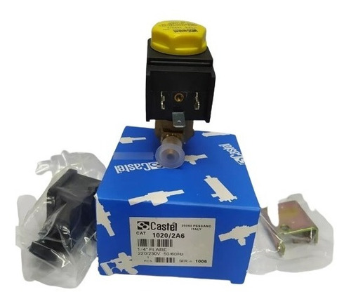 Valvula Solenoide Roscable Con Bobina Incluida 1/4 Tienda 