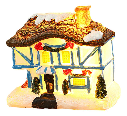 Casa De Pueblo Navideña, Cabaña De Troncos Estilo C