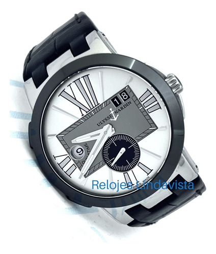 Reloj Ulysse Nardin Executive Dual Time Plateado