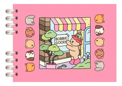 W Libro For Colorear Bobbie Goods, 50 Hojas, Dibujos,