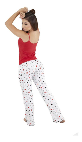 Pijama Dos Piezas Pantalón Largo Y Blusa Mujer  Bésame 