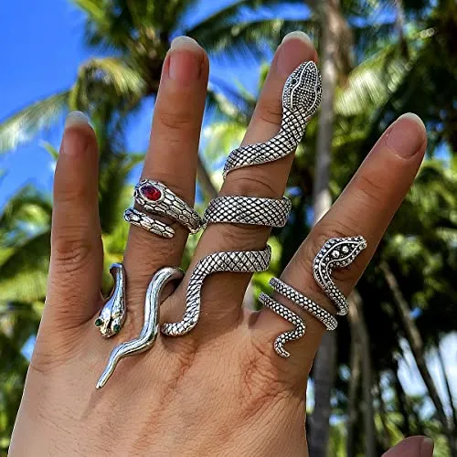Anillos de serpiente para hombre hotsell