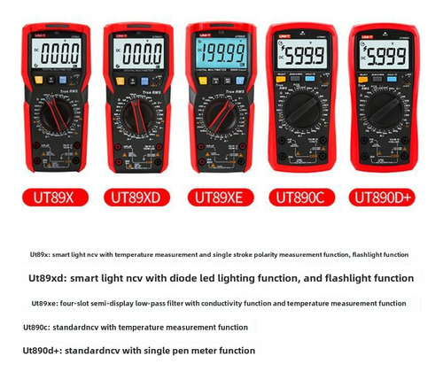 Teste De Vivo/temperatura Ut89x - Uni-t Ut89x Series True Rm