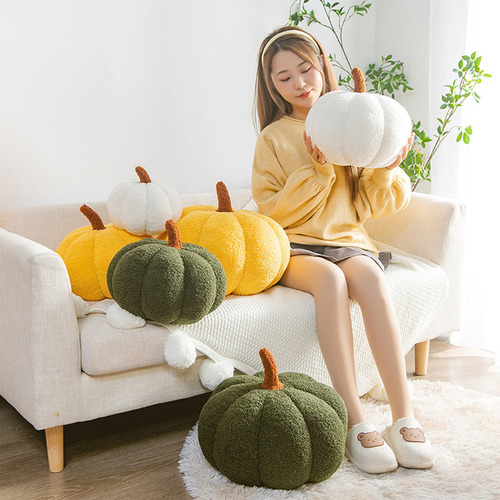 Almohada De Calabaza Simulada Para Peluche De Halloween
