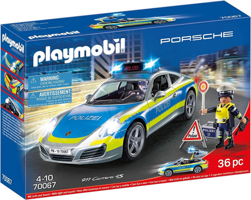 Playmobil Porsche  Policia 70067 Bunny Toys
