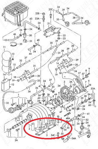 Junta Do Coletor De Admissão Audi A6 3.0 2001-2006 Original