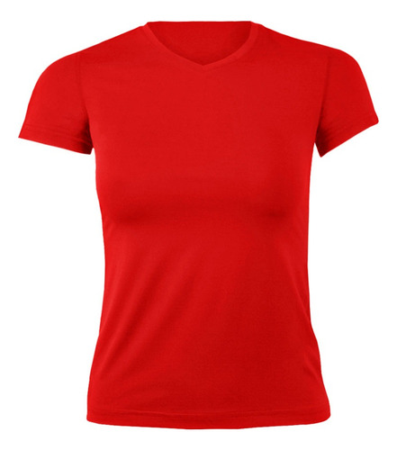 Polera Dryfit Basica Manga Corta Mujer 11