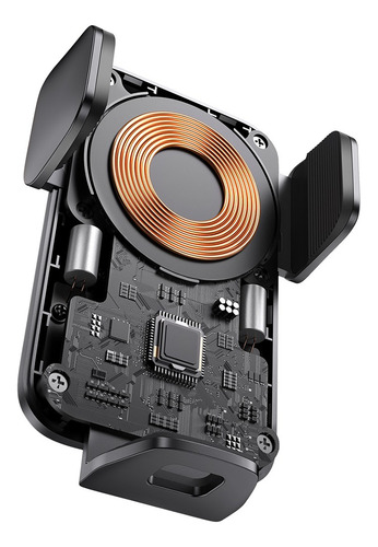 Soporte Celular Auto Sopapa Con Carga Magnética Inalámbrica