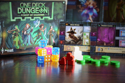 Juego De Mesa Asmadi Games One Deck Dungeon: Forest Of Shado