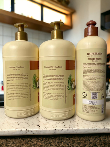 Kit 1 Shampoo 1 Condicionador Umectante 1l 1 Finalizad 500ml